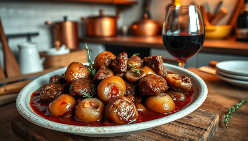 Beef Bourguignon Traditional French Dish