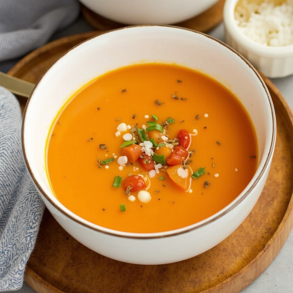 Simple Carrot and Tomato Soup: A Quick Simmered Delight