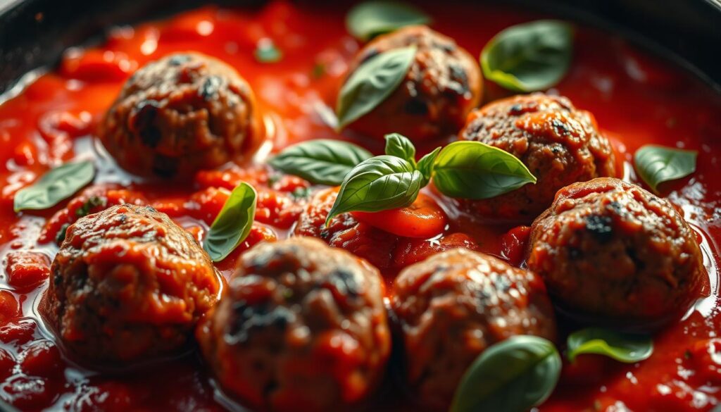 Delicious Beef Meatballs in Tomato Sauce