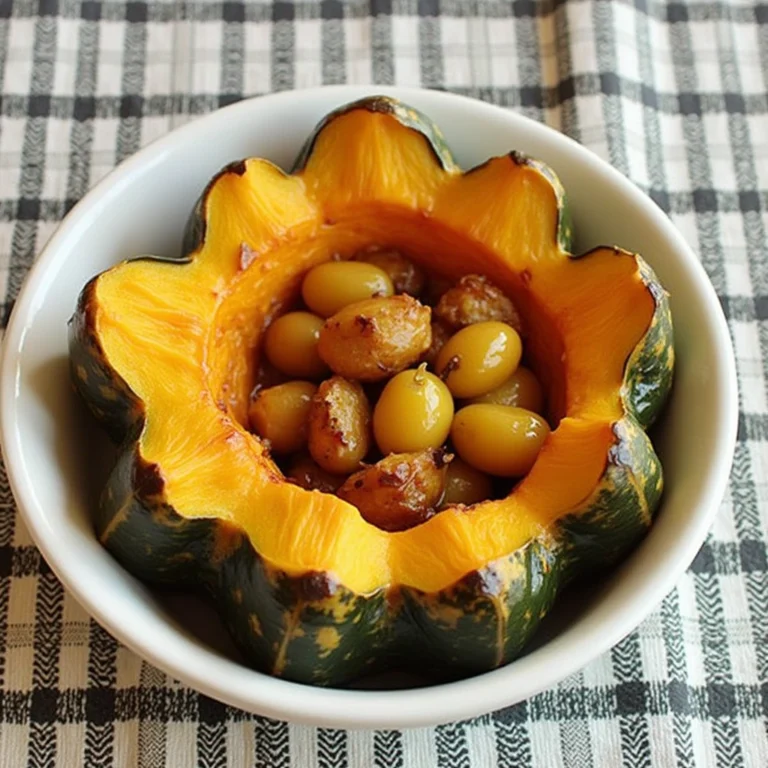 Japanese Simmered Pumpkin (Kabocha no Nimono): Sweet and Savory